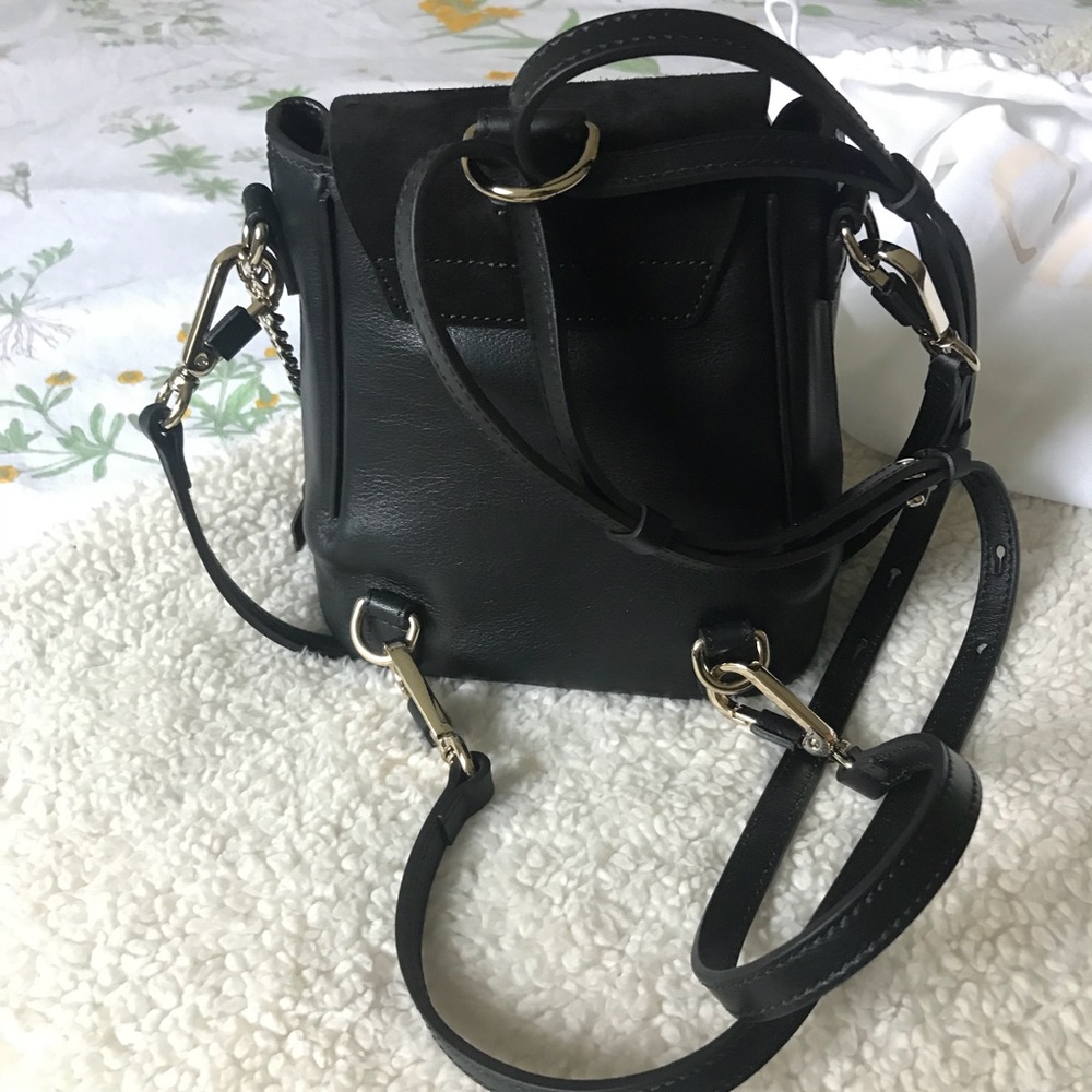 [sold] Chloe faye mini backpack in black - Picture 2 of 8